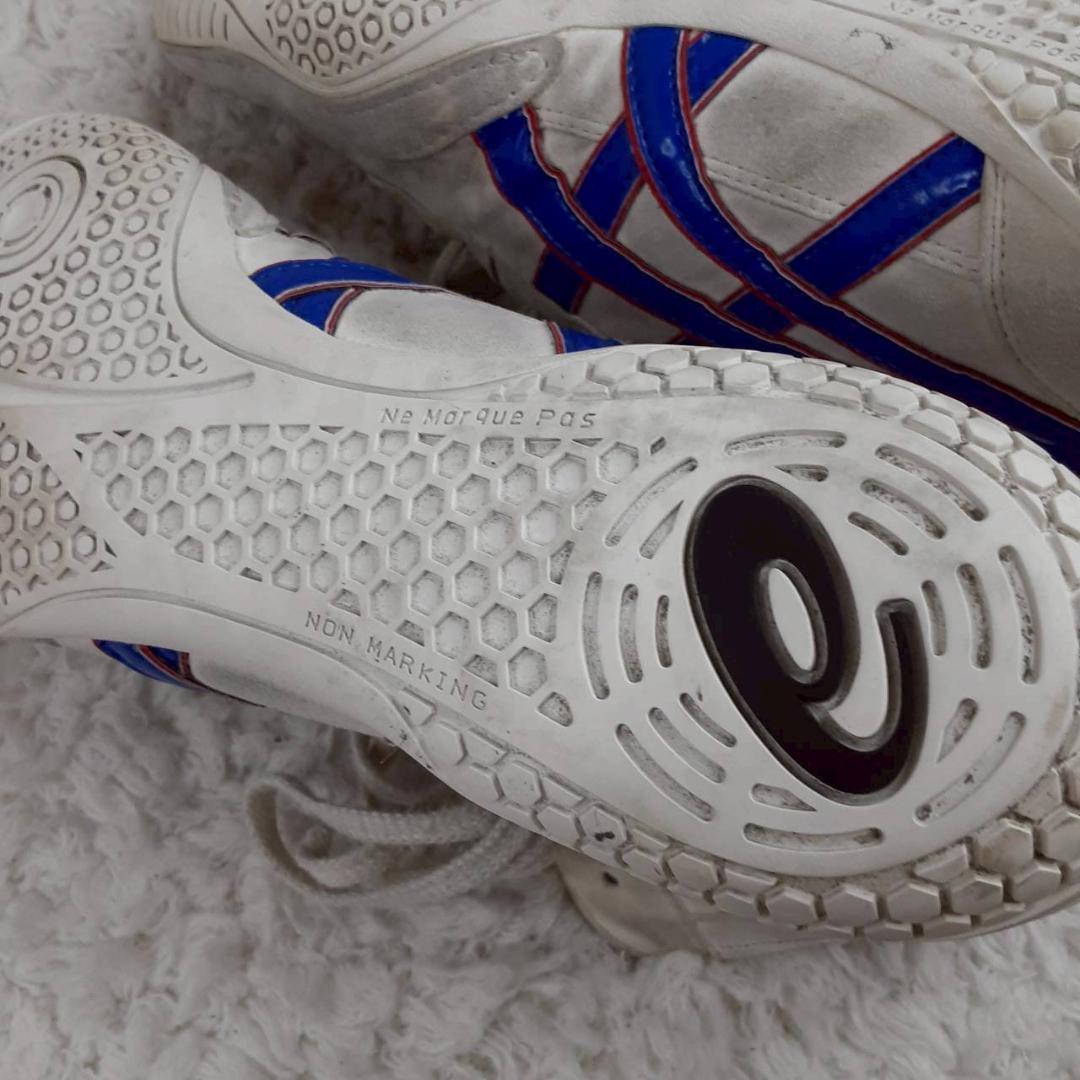 美品 28㎝◎asics アシックス レスリングシューズ ボクシングシューズ 白