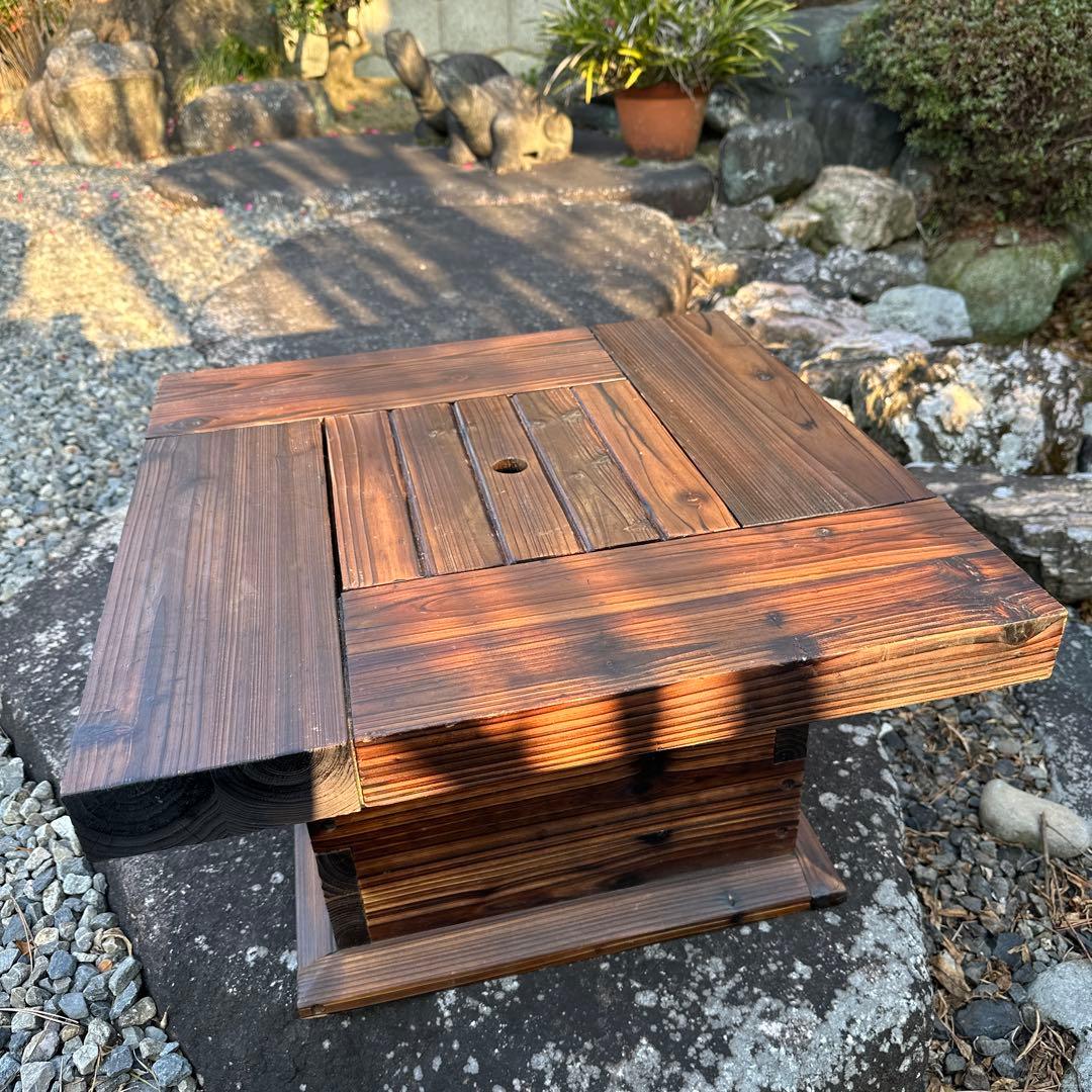 囲炉裏 テーブル 座卓 民芸家具 火鉢 炉端 ローテーブル is※