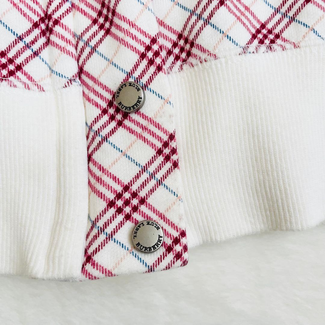 y2k BURBERRY BLUE LABEL チェック トラックジャケット