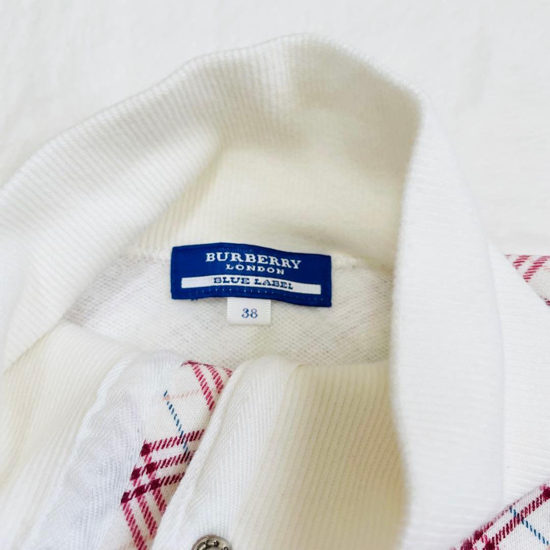 y2k BURBERRY BLUE LABEL チェック トラックジャケット