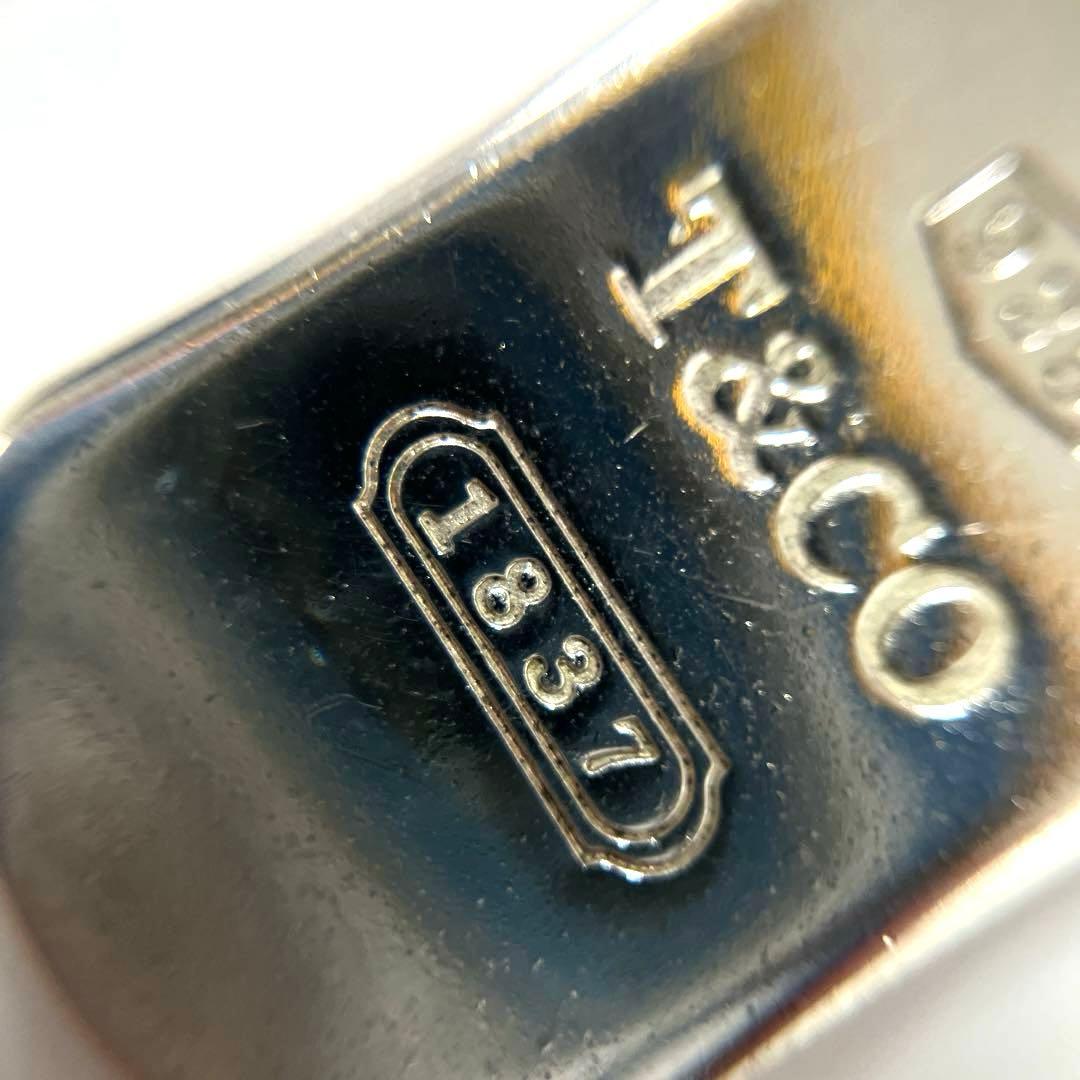 【正規品】ティファニー　1837 ドッグタグ ロゴ ネックレス シルバー925