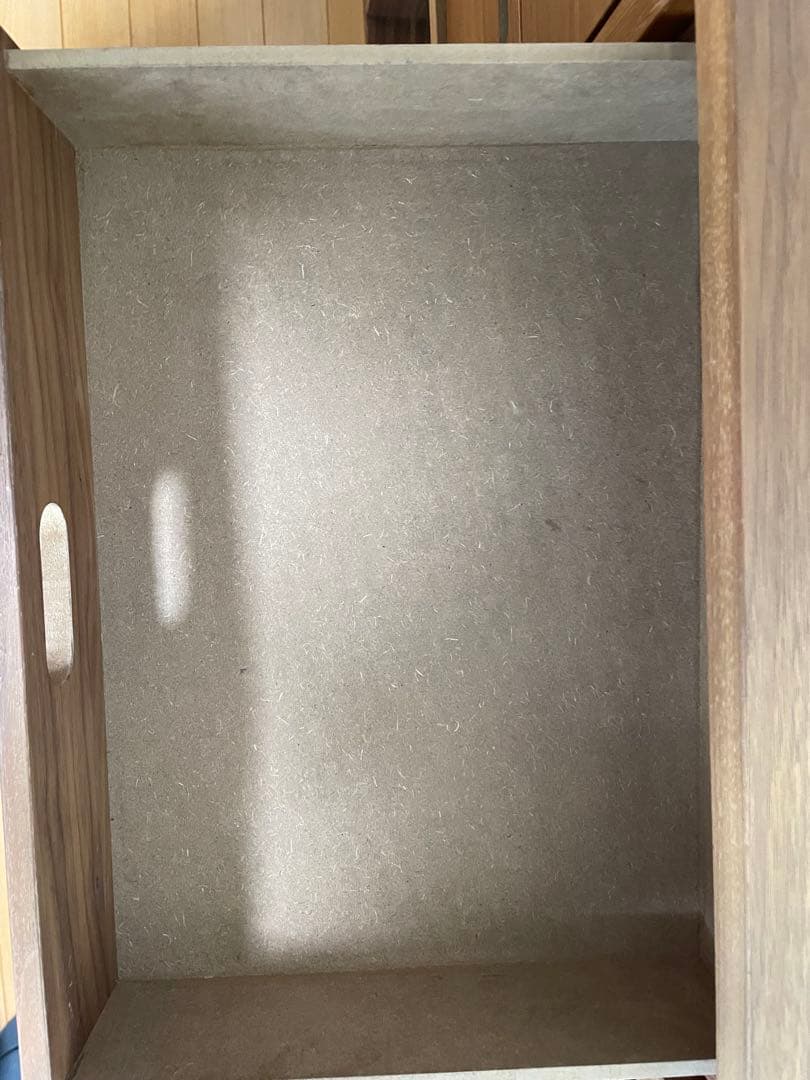 無印良品スタッキングシェルフ　ウォールナット材　➕引き出し4段2点セット