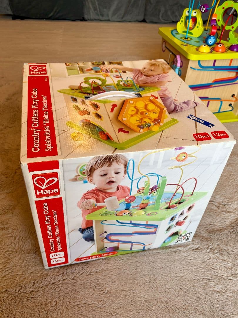 【みやわき】Hape COUNTRY CRITTERS PLAY CUBE