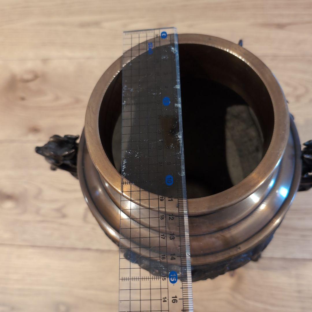 manchiドラゴン　龍　龍　彫刻 花器 皿型薄端 花器 花入 華道