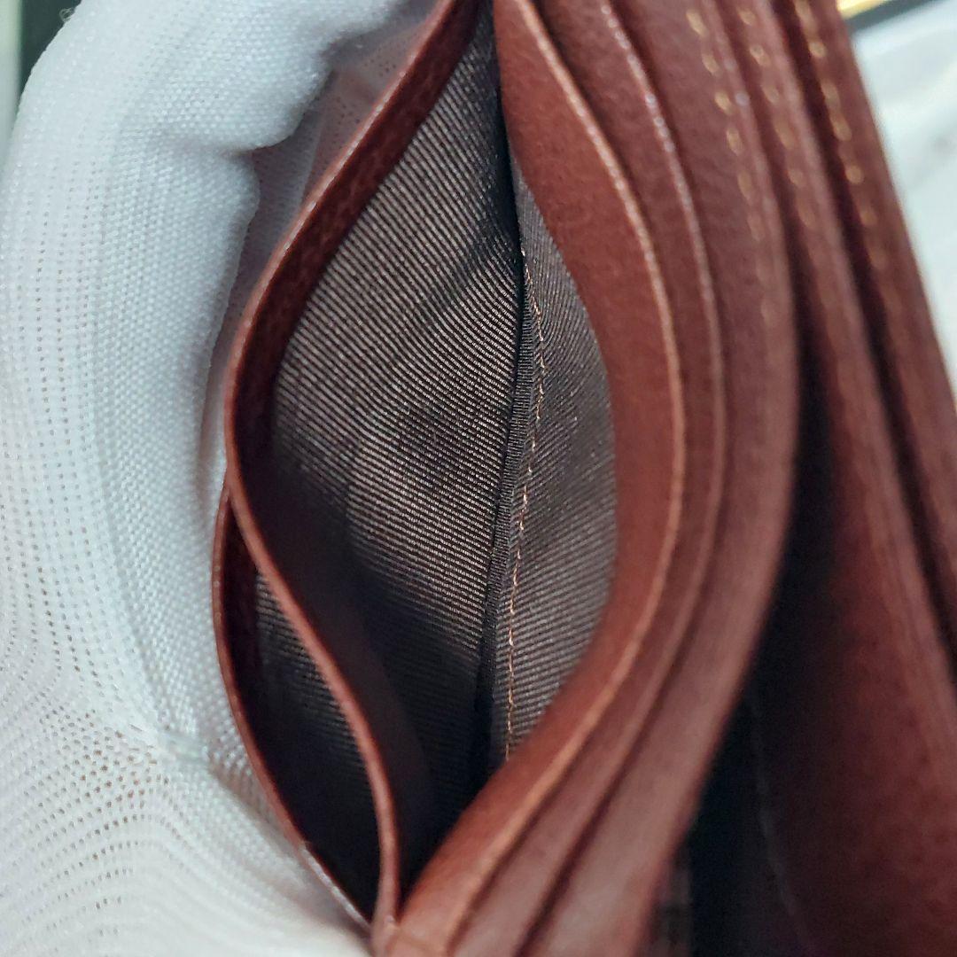BURBERRY　バーバリー　折財布　ノバチェック　本革　ブラウン