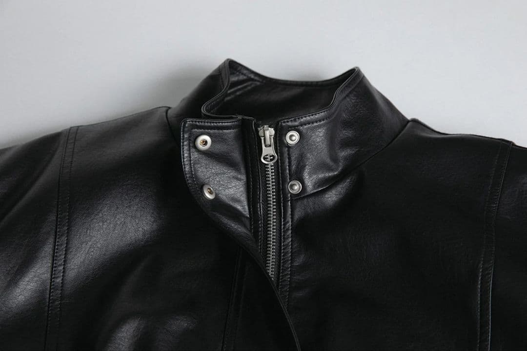 新品未使用 タグ付き linger leather jacket ohotoro