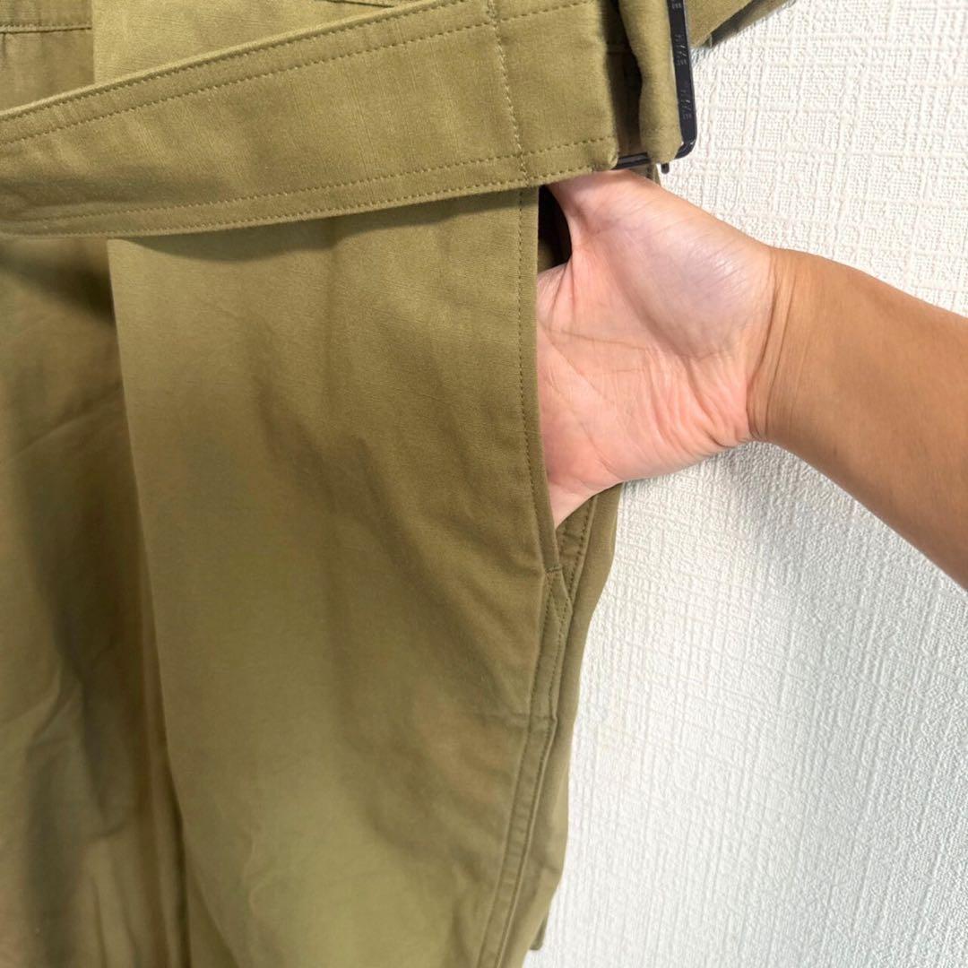 HYKE 2023 WEATHER OVERALL オールインワン カーキ