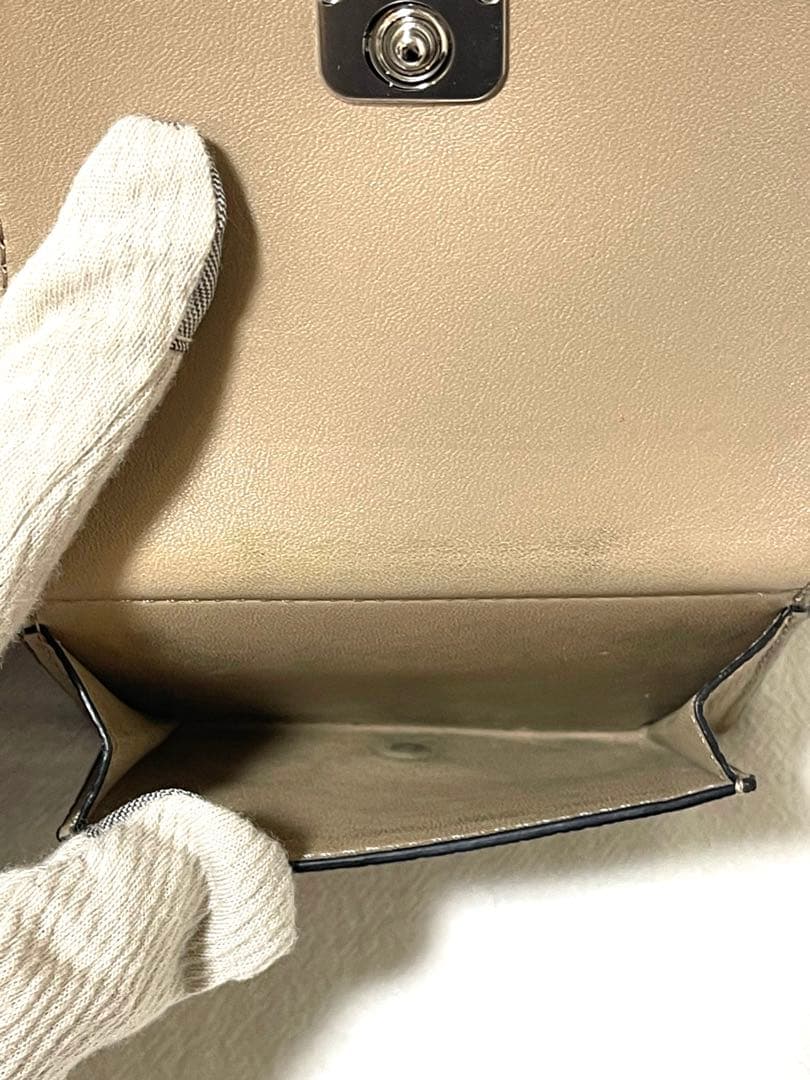 LOEWE ロエベ　トライフォールド　アナグラム　サンド