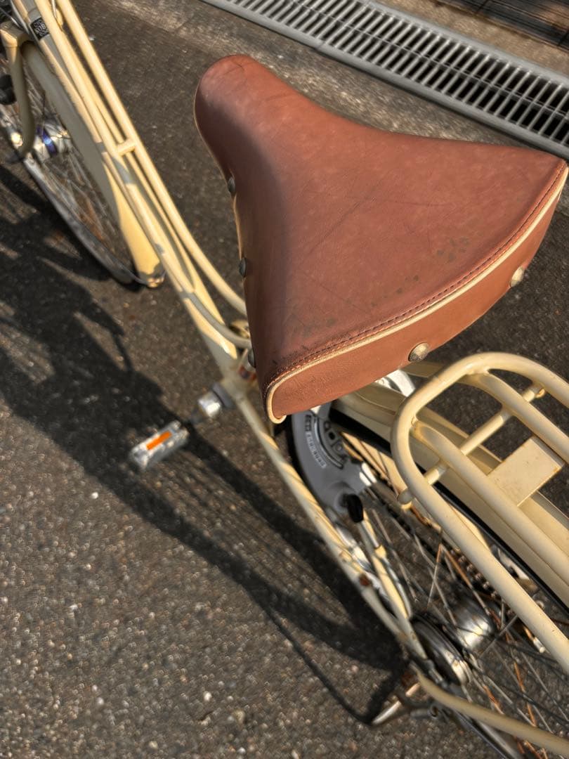 引き取り　ブリヂストン　自転車　本体　カジュナ　ベージュ