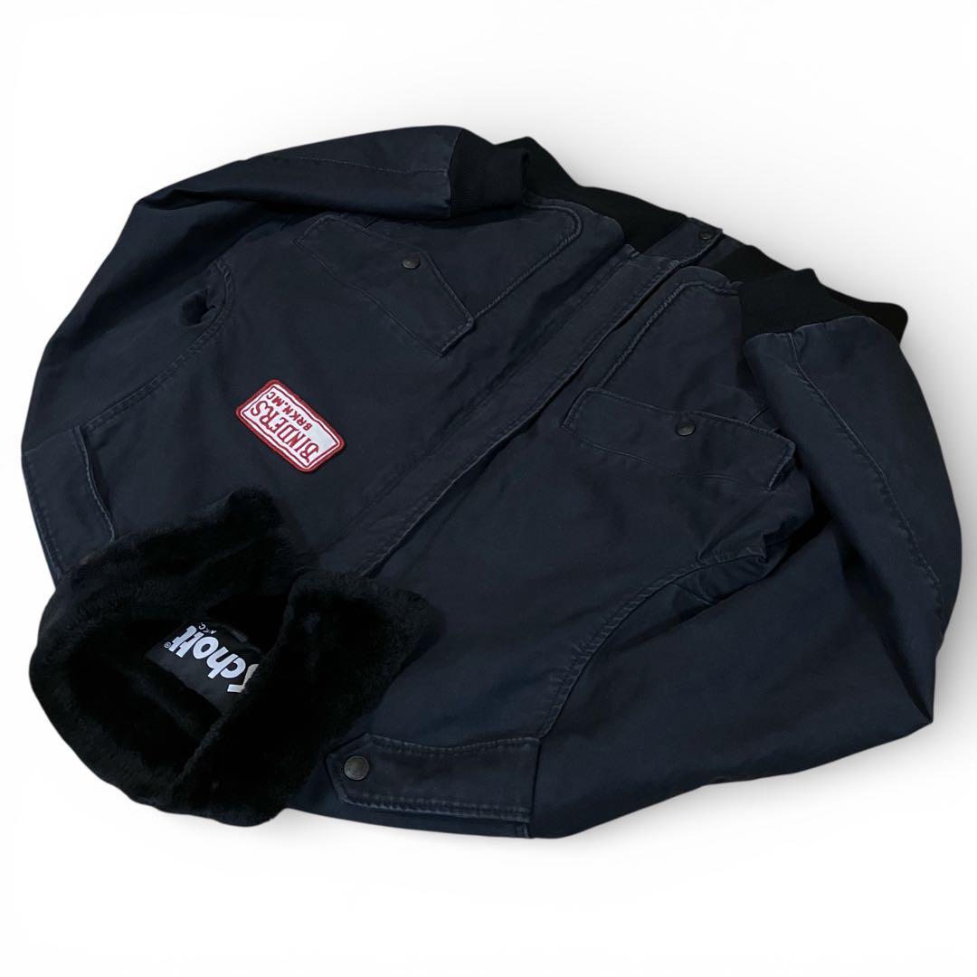 schott b-10 フライトジャケット ボア 襟付き コットン ショット L