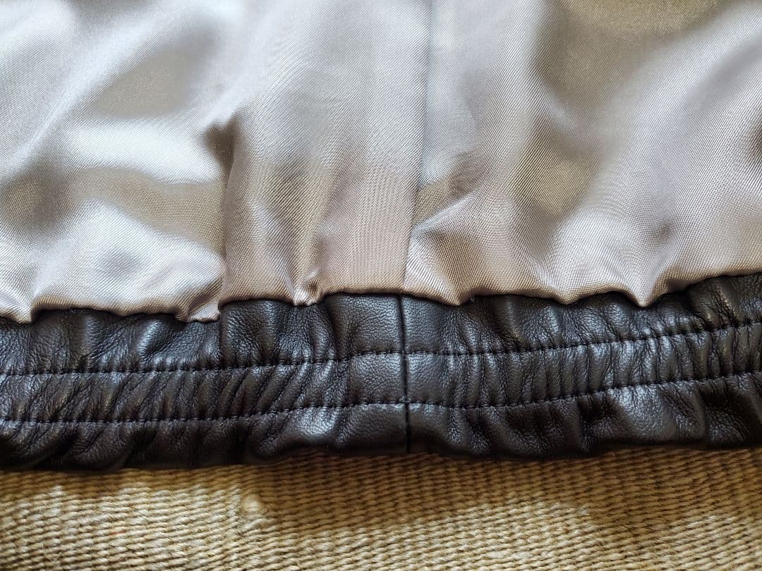 BEARDSLEYラムレザーブルゾン