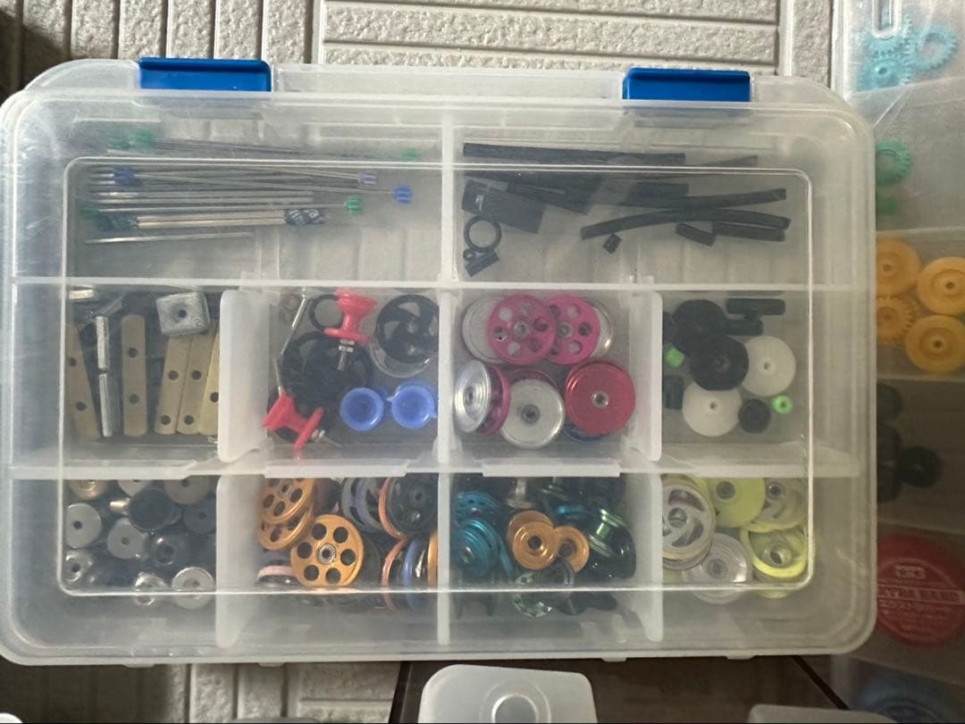 ミニ四駆パーツ収納ボックスセット