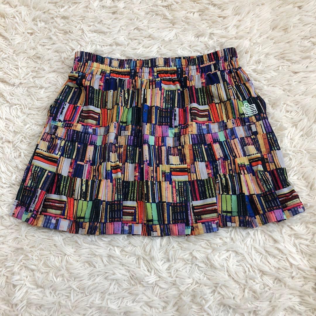 アドミラル　サイズM セットアップ　スコート　総柄　テニス