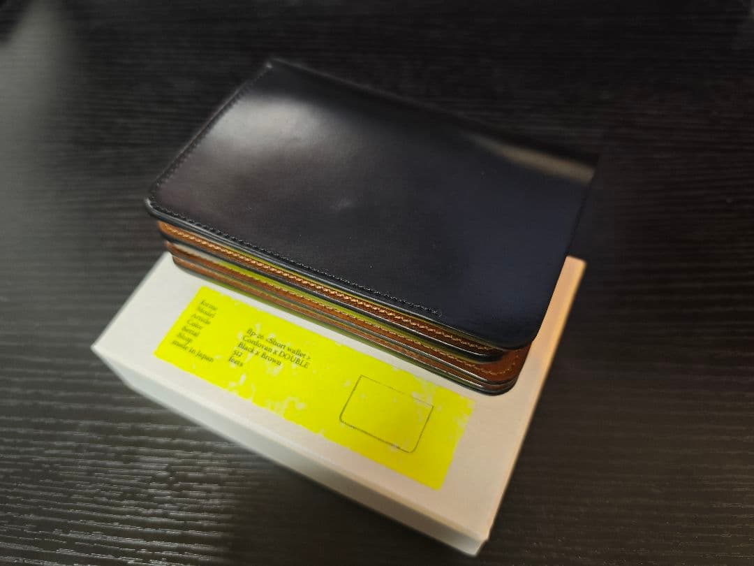 forme Short Wallet Cordovan×DOUBLE Brown