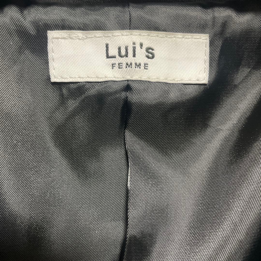 Lui's(ルイス) シンセティックレザーブルゾン
