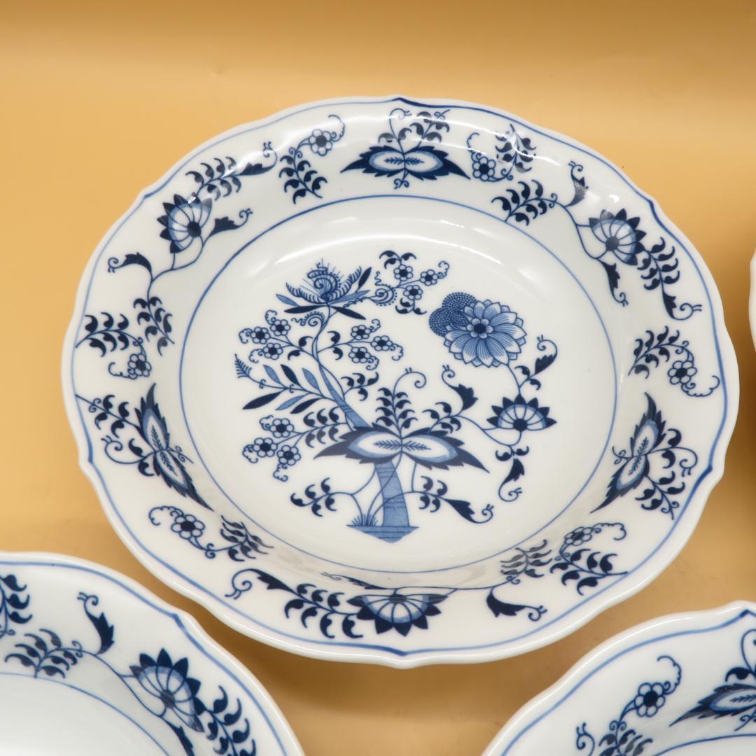 美品　ブルーダニューブ Blue　中皿　７枚