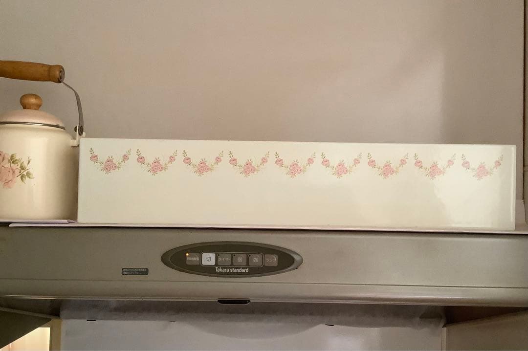 イマン＊ピュアローズ　コンロラック　ホーロー　コの字ラック