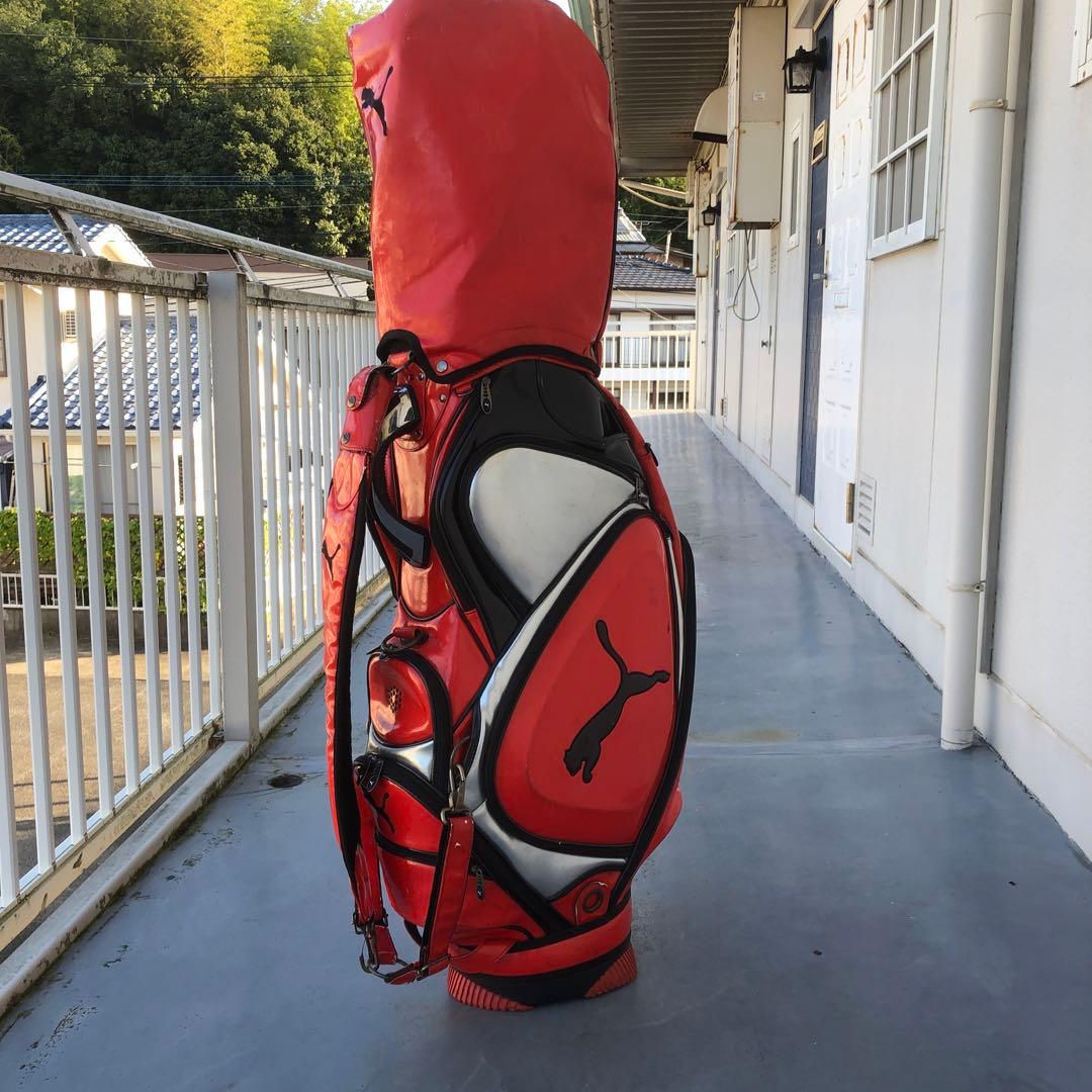 Puma レッド キャディバッグ☆オマケ付き☆