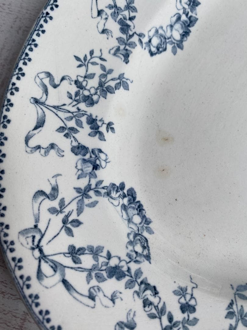 フランス アンティーク サルグミンヌ モーツァルト オーバル皿