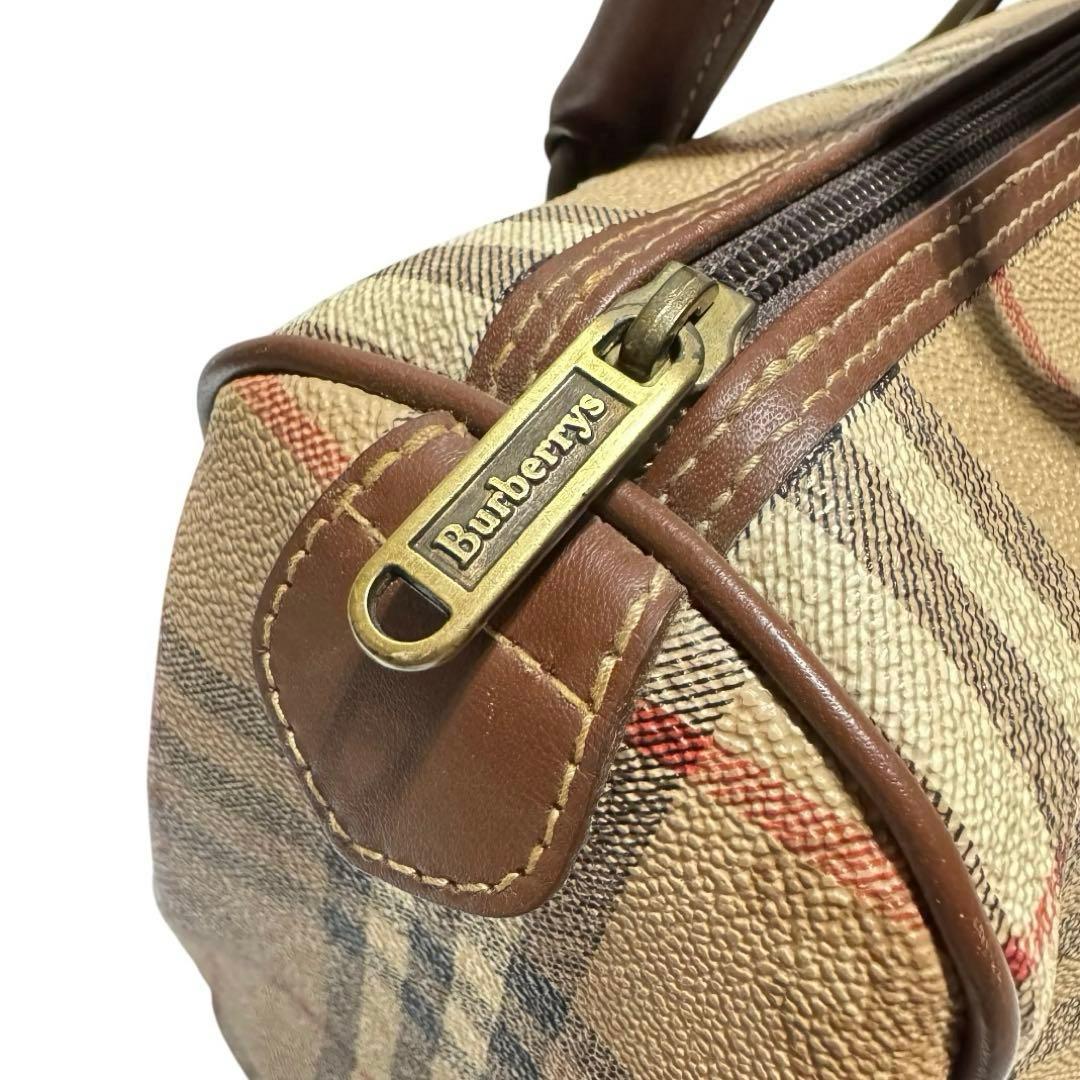 Burberry バーバリー ノバチェック ボストンバッグ 【保存袋あり】