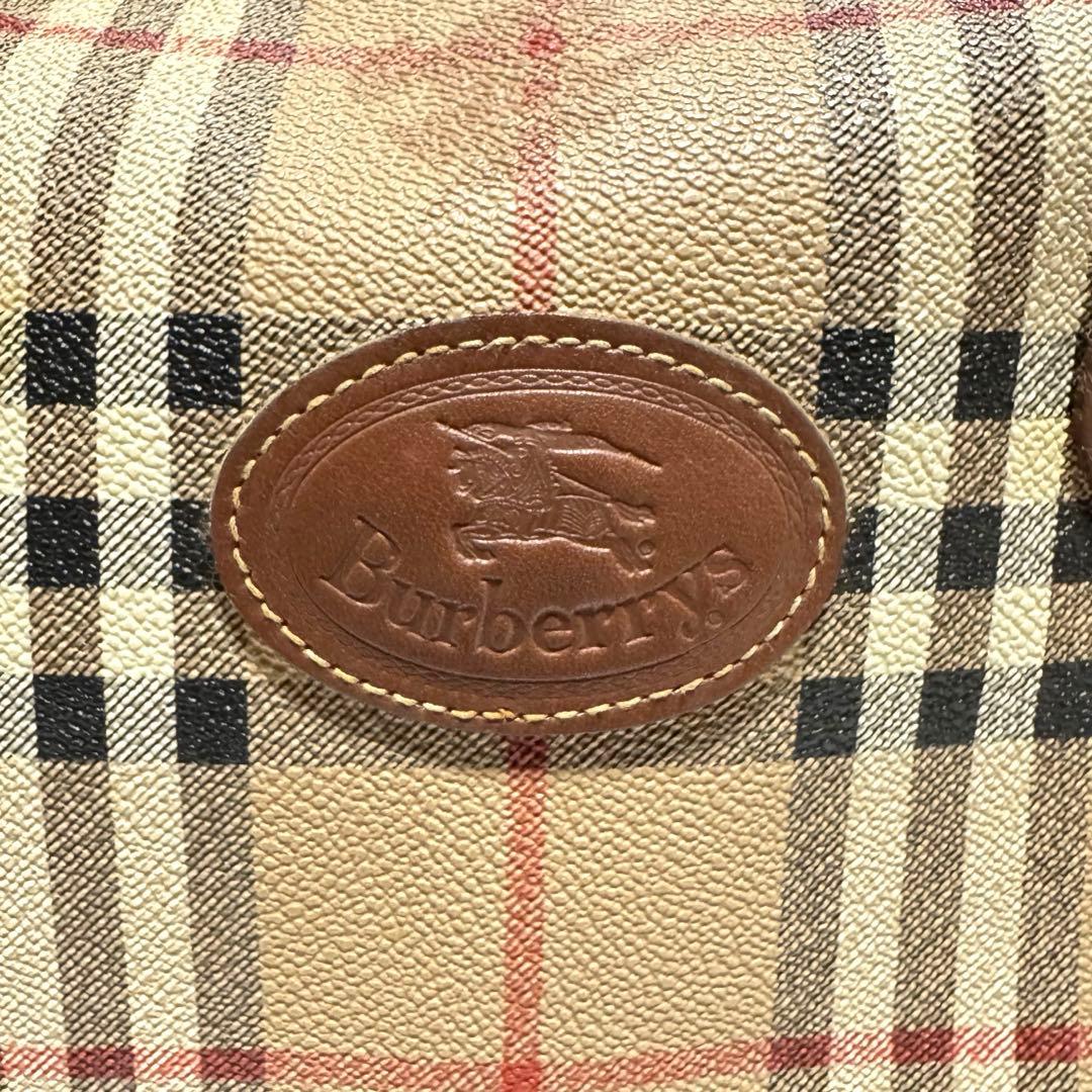 Burberry バーバリー ノバチェック ボストンバッグ 【保存袋あり】