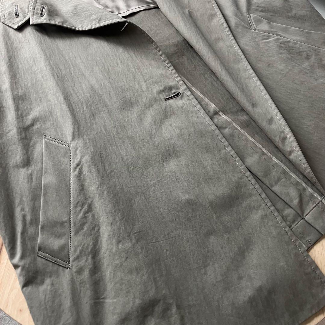 L'ESSAGE CANGIOLI ギャバ スタンドショートコート トレンチ