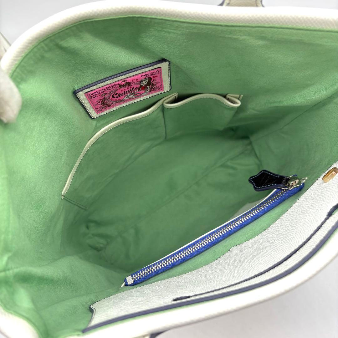 CIVINILE チビナイル トートバッグ 本クロコダイル ジータ チャーム付き