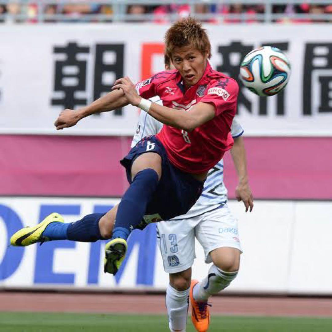 柿谷曜一朗　直筆サイン　実使用スパイク　日本代表　セレッソ大阪　刺繍入り