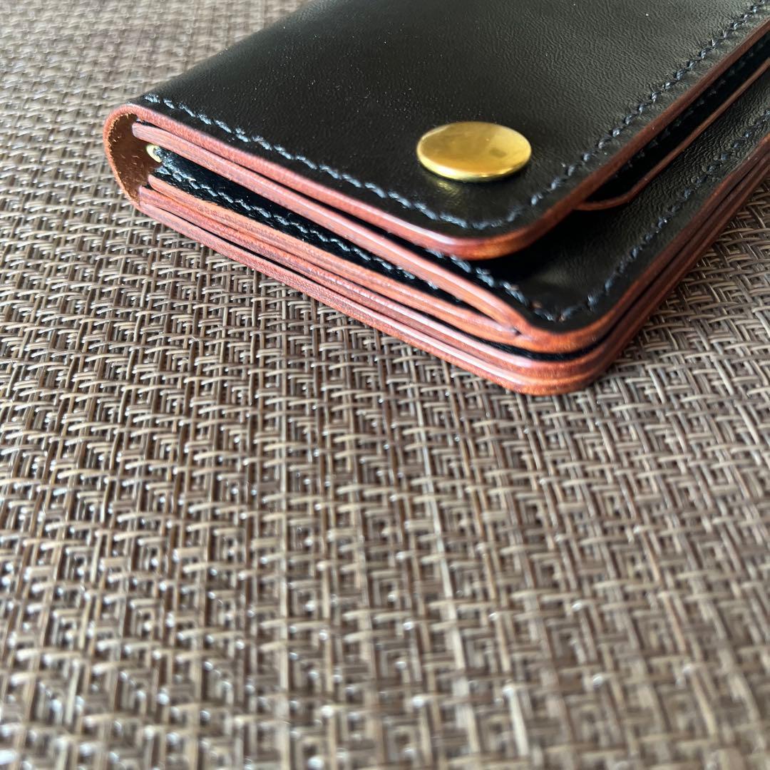 【本日限定価格】MARYAM ホースフロント ミドルトラッカーウォレット 茶芯