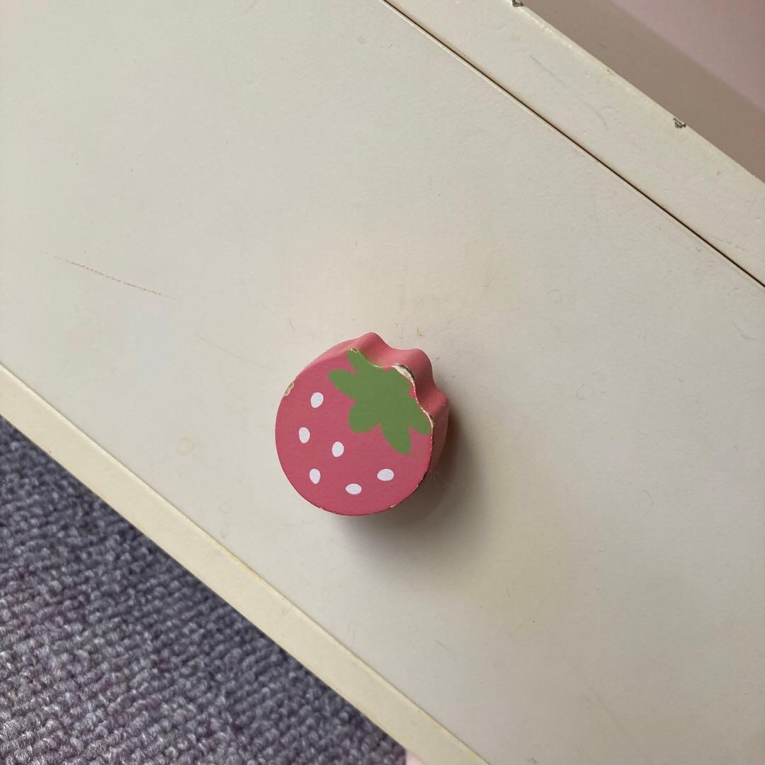 マザーガーデン　棚　シェルフ　ベッドサイドチェスト　木製家具　うさもも　野いちご