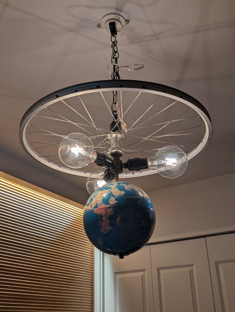 acme ファニチャー　ジャーナルスタンダード　自転車　地球儀 ペンダントライト