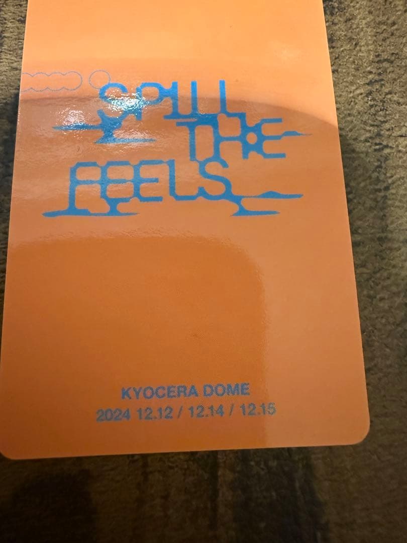 SPILL THE FEELS 大阪 限定 トレカ seventeen