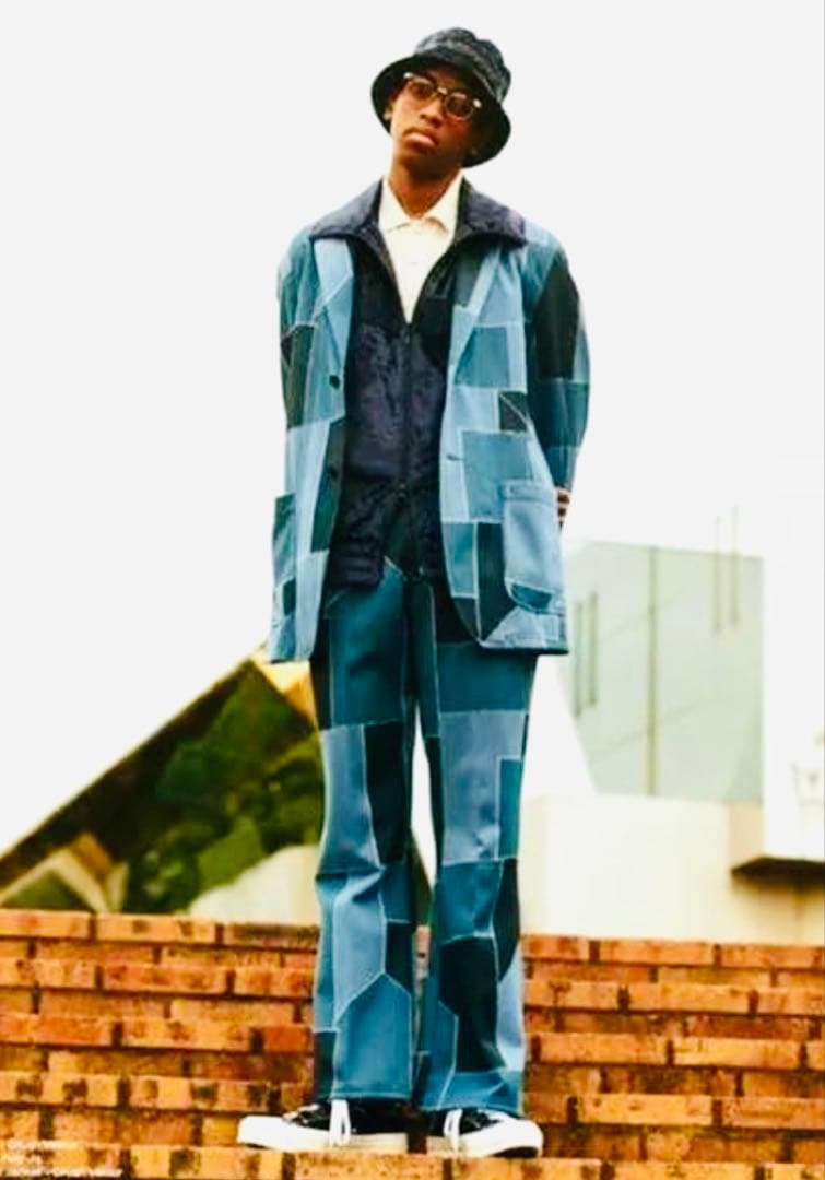 ニードルス　総柄トラックパンツ