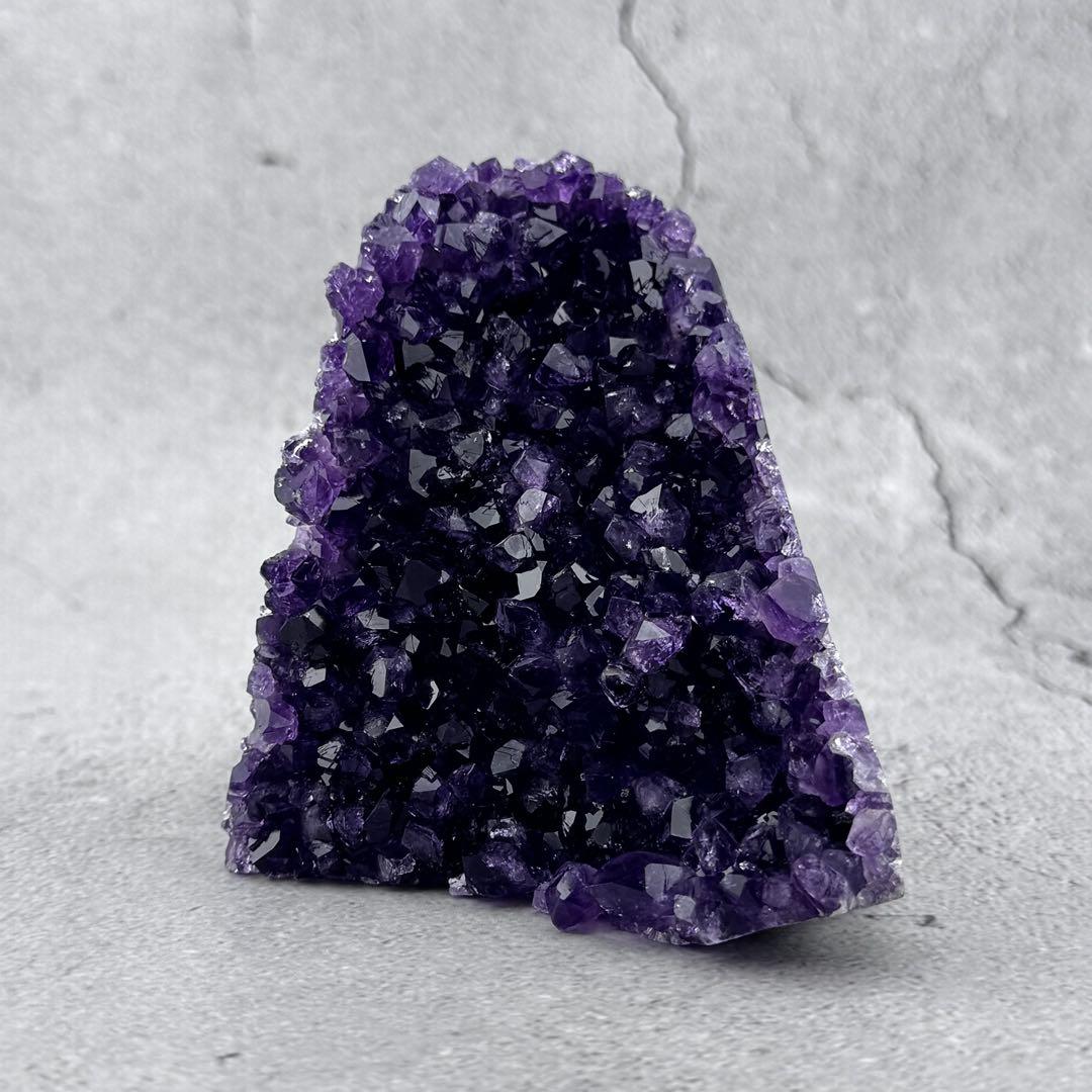 G-179高品質アメジスト クラスター ドーム　ウルグアイ産 高濃度 天然石