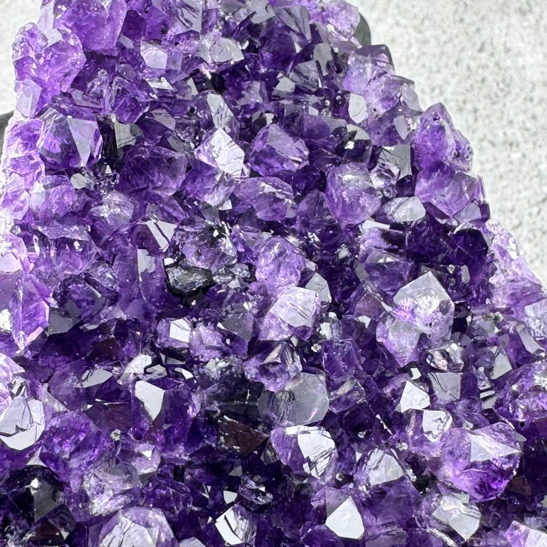 G-179高品質アメジスト クラスター ドーム　ウルグアイ産 高濃度 天然石