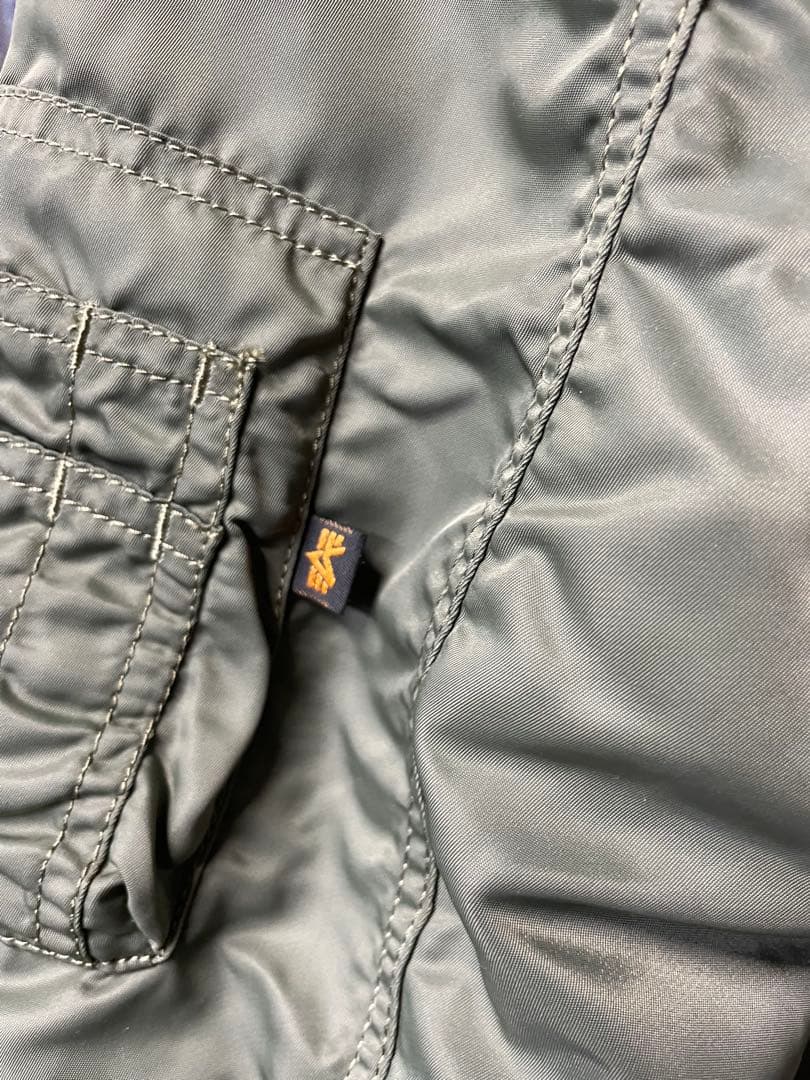 アルファ　ALPHA スカジャン&MAー1 リバーシブル　美品　サイズL