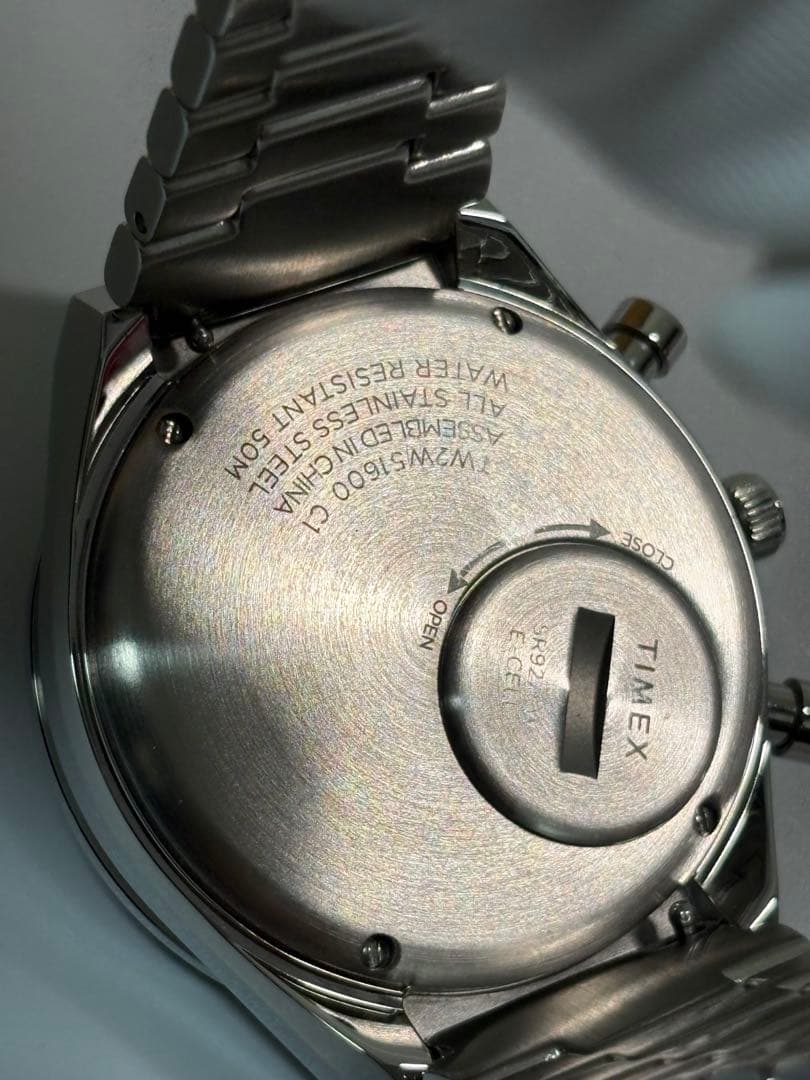 【美品】TIMEX QGents レトロクロノグラフクォーツ TW2W51600