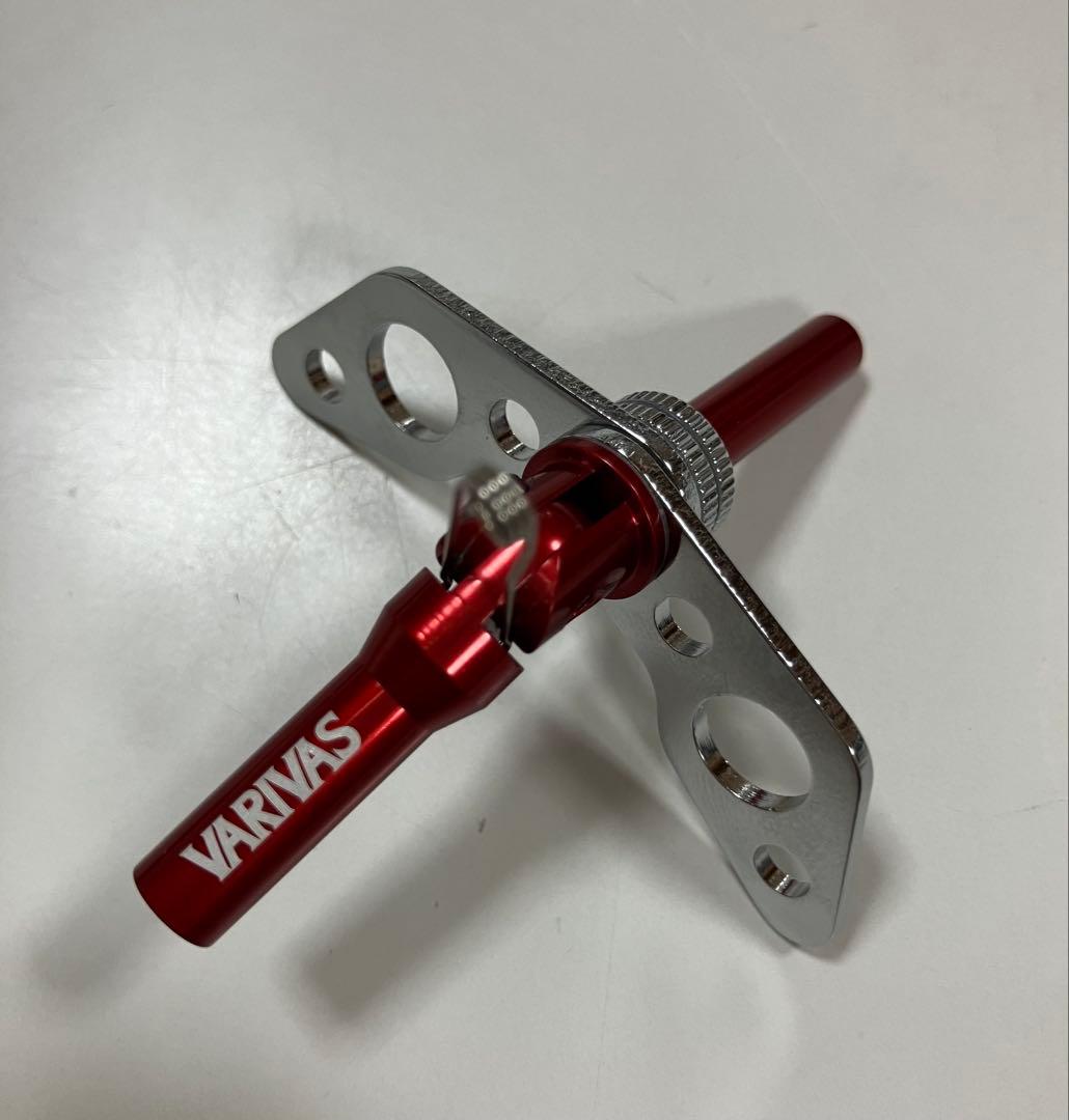 美品　ワカサギ電動リール　VARIVAS 可変ソケット　ブラック.レッド　2本