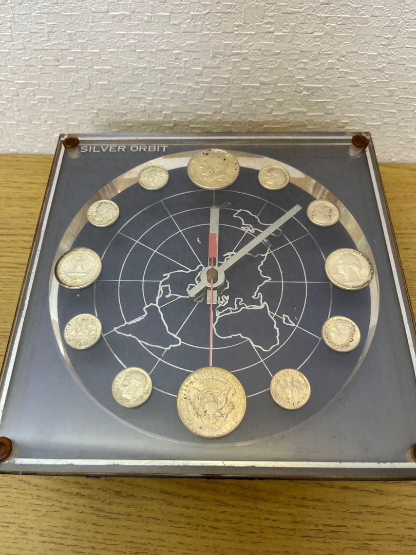 【昭和レトロ】SILVER ORBIT Marion-Kay 時計 アンティーク