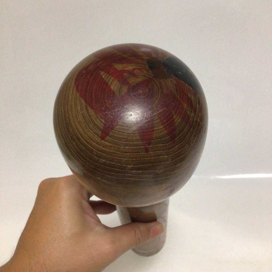 レトロ 木製 伝統工芸 工芸品 大型 こけし 小芥子 置物 オブジェ　伝統的