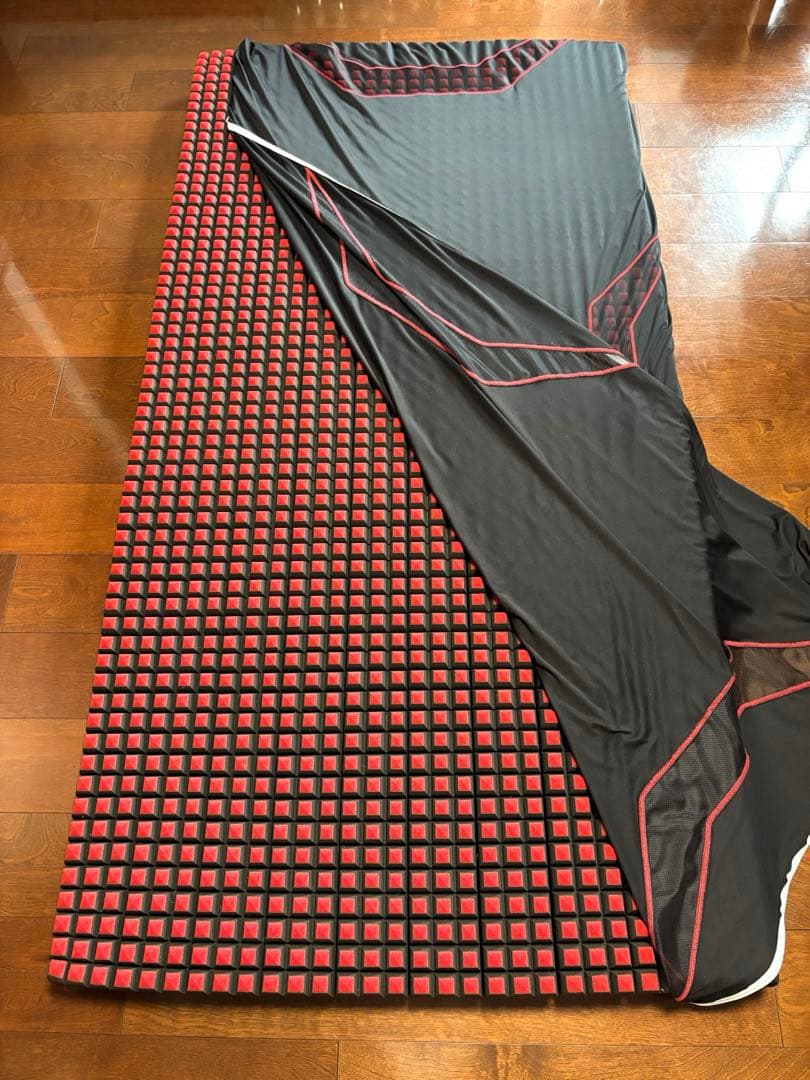 東京西川 AiR エアーSI HWB7601000マットレス シングル　黒/赤