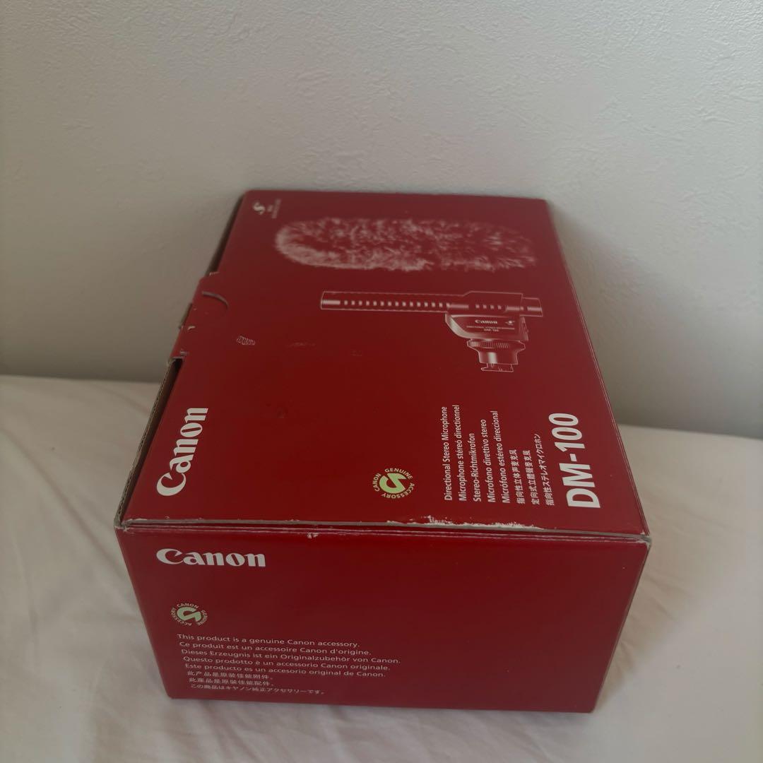日本製 Canon DM-100 マイク 指向性　ビデオカメラ用