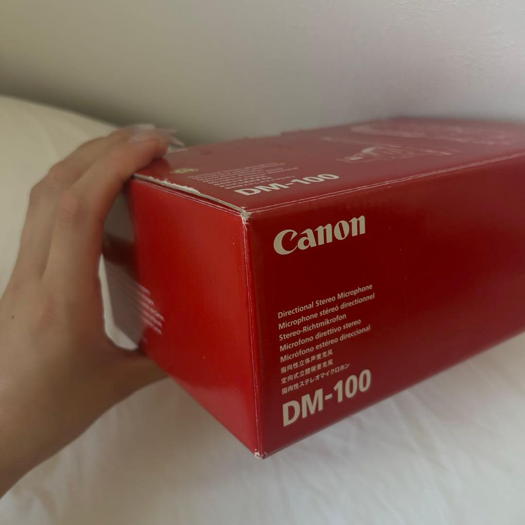 日本製 Canon DM-100 マイク 指向性　ビデオカメラ用