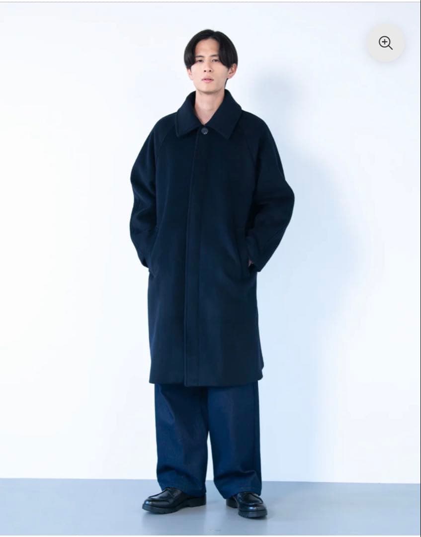 (新品)RETOUCH/Double Melton Bal CollarCoat