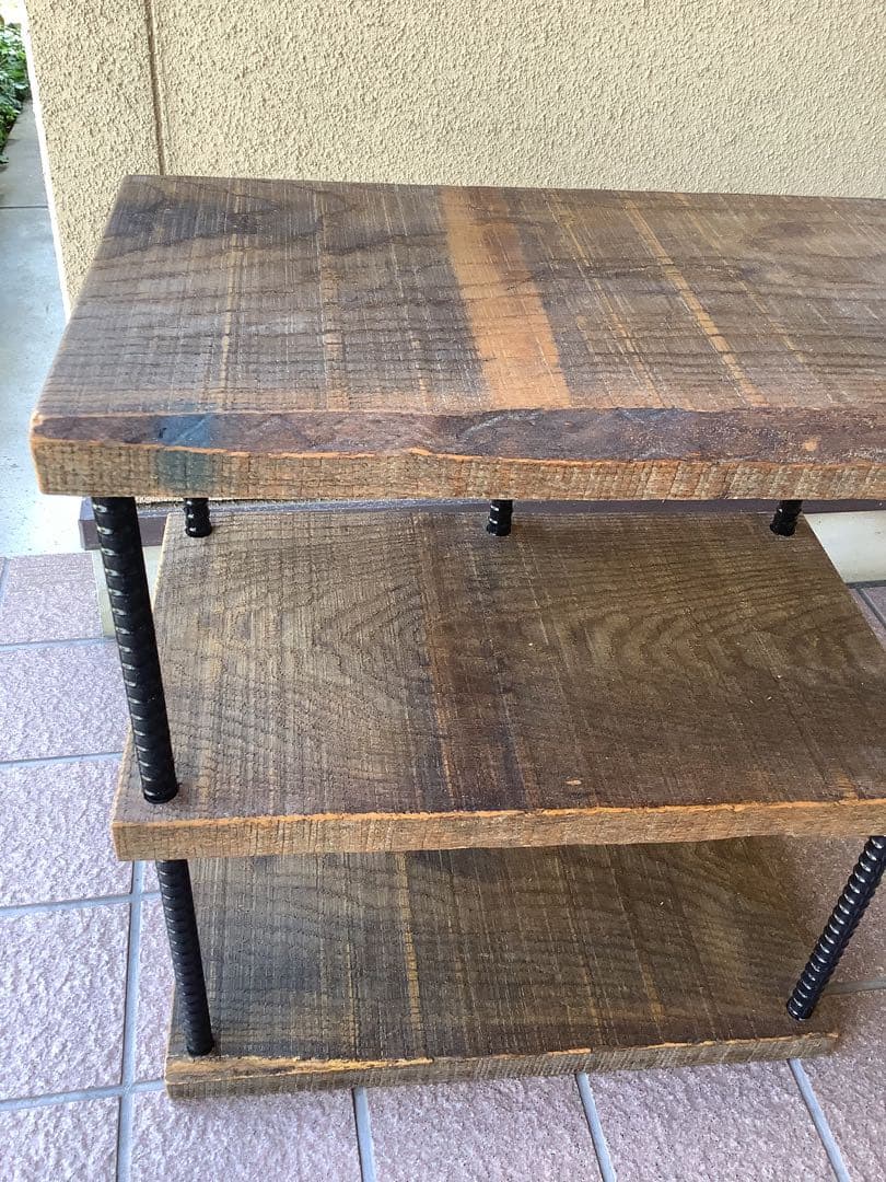 最終価格　アイアン3段シェルフ