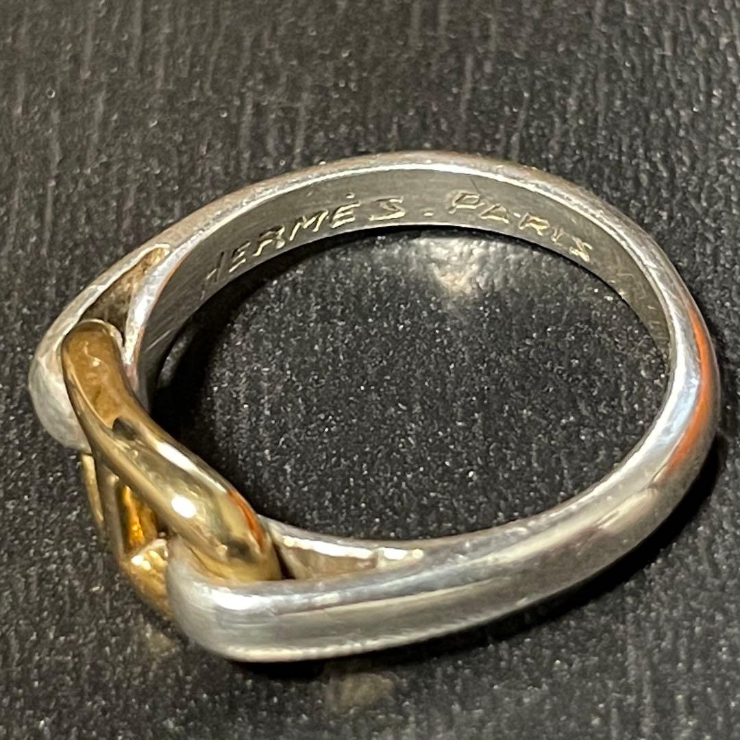 エルメス シェーヌダンクル コンビ リング