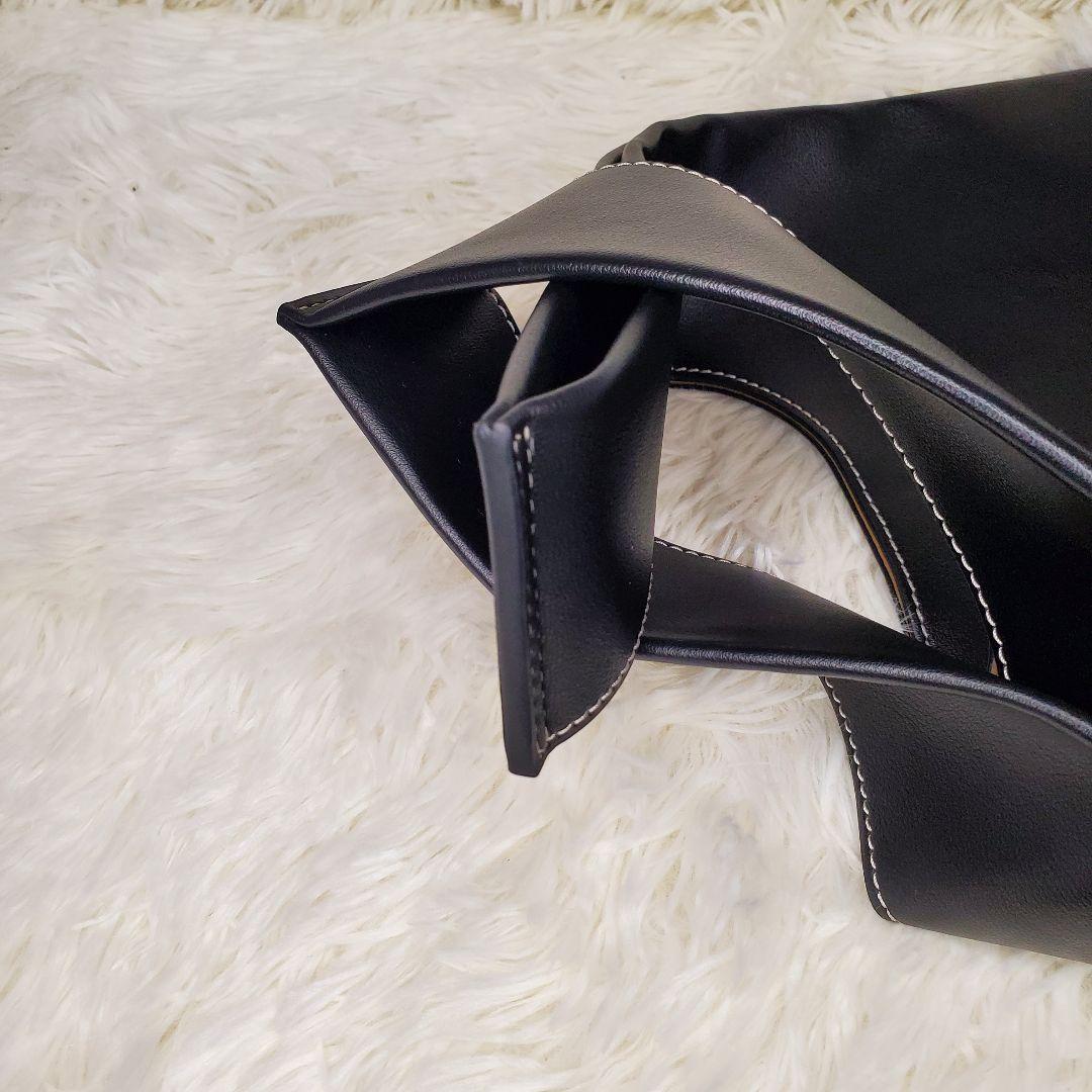 【極美品】VASIC sac mini トートバッグ ブラック レザー