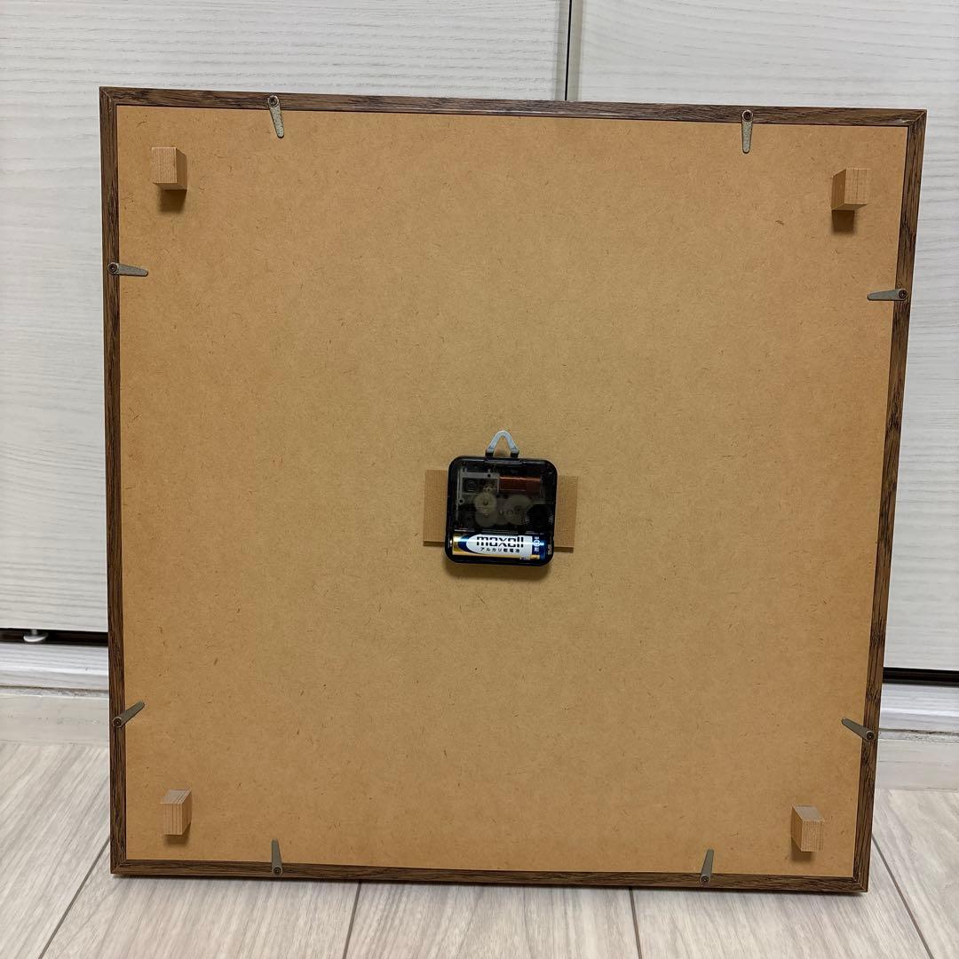 フラワー装飾の掛け時計★プルメリア