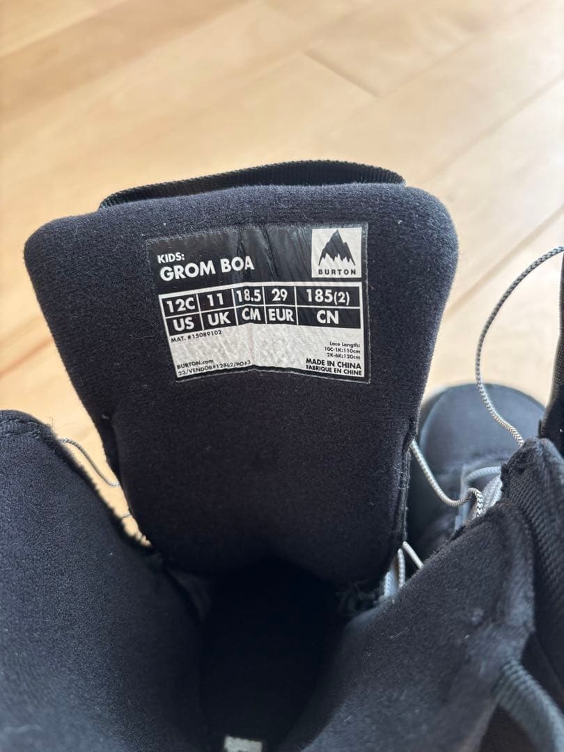 Burton GROM BOA スノーボードブーツ 12C 18.5cm