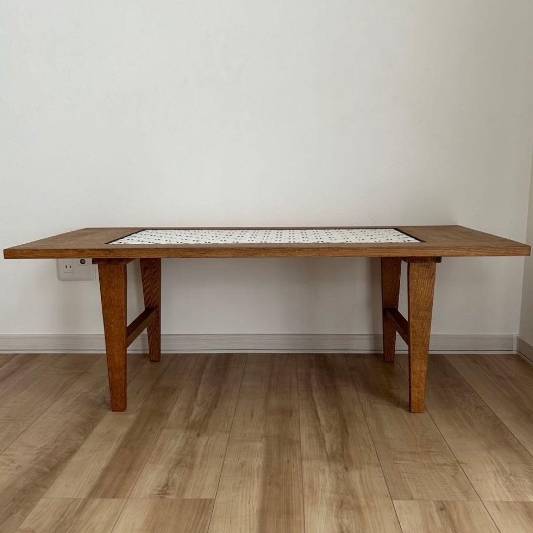 SWICTH リビングテーブル ローテーブル タイル 無垢材 北欧 コラベル